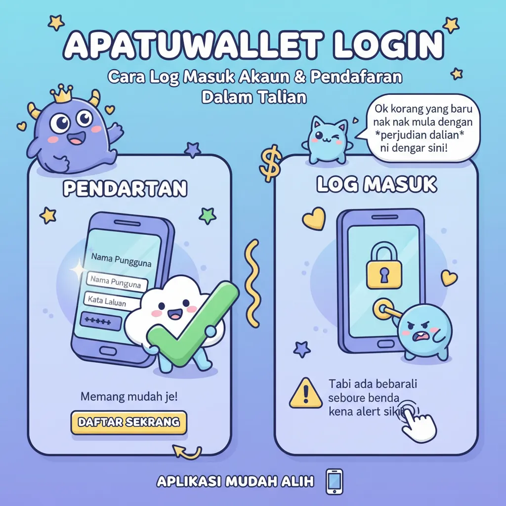 Cara Log Masuk Akaun & Pendaftaran Dalam Talian