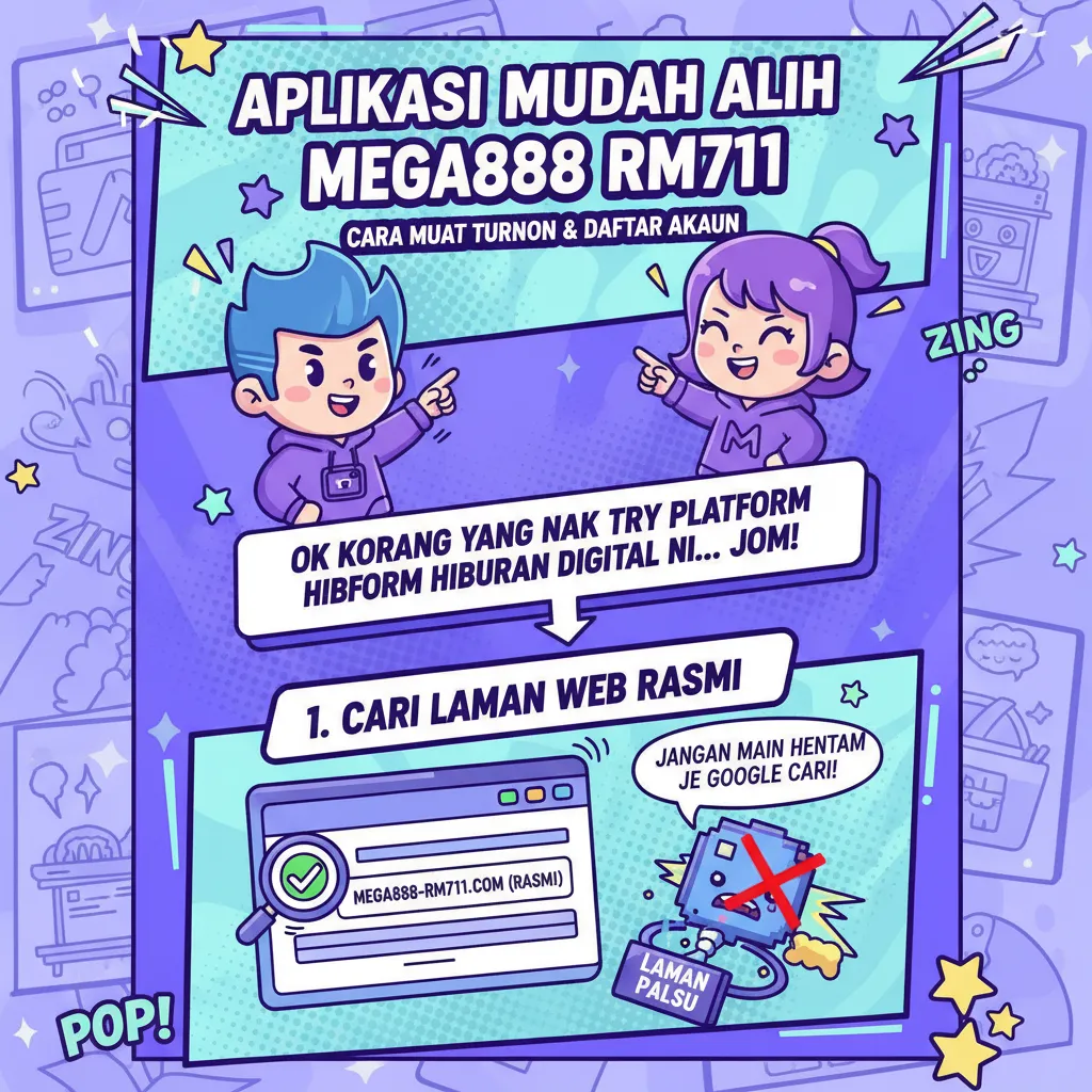 Cara Muat Turun APK Mega888 RM711 & Daftar Akaun