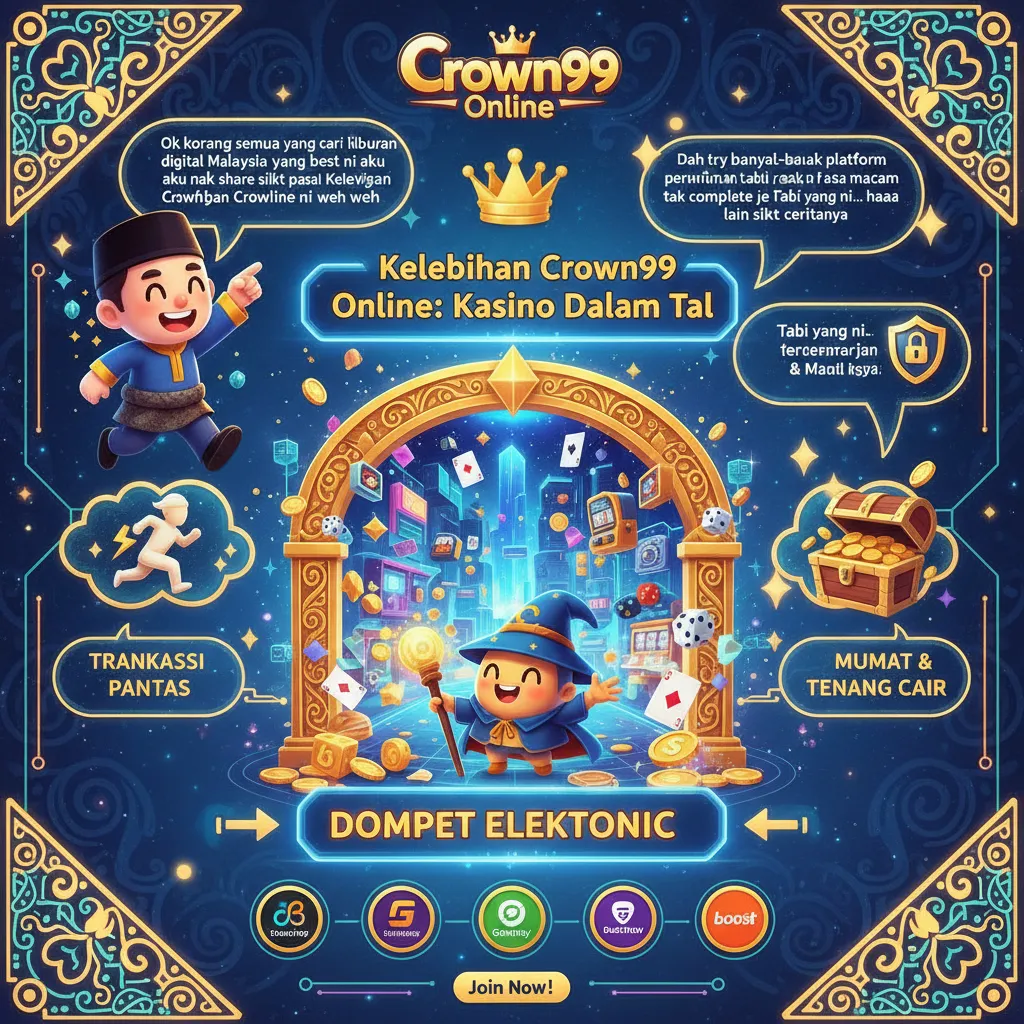 Kelebihan Crown99 Online: Kasino Dalam Talian & RTP Slot