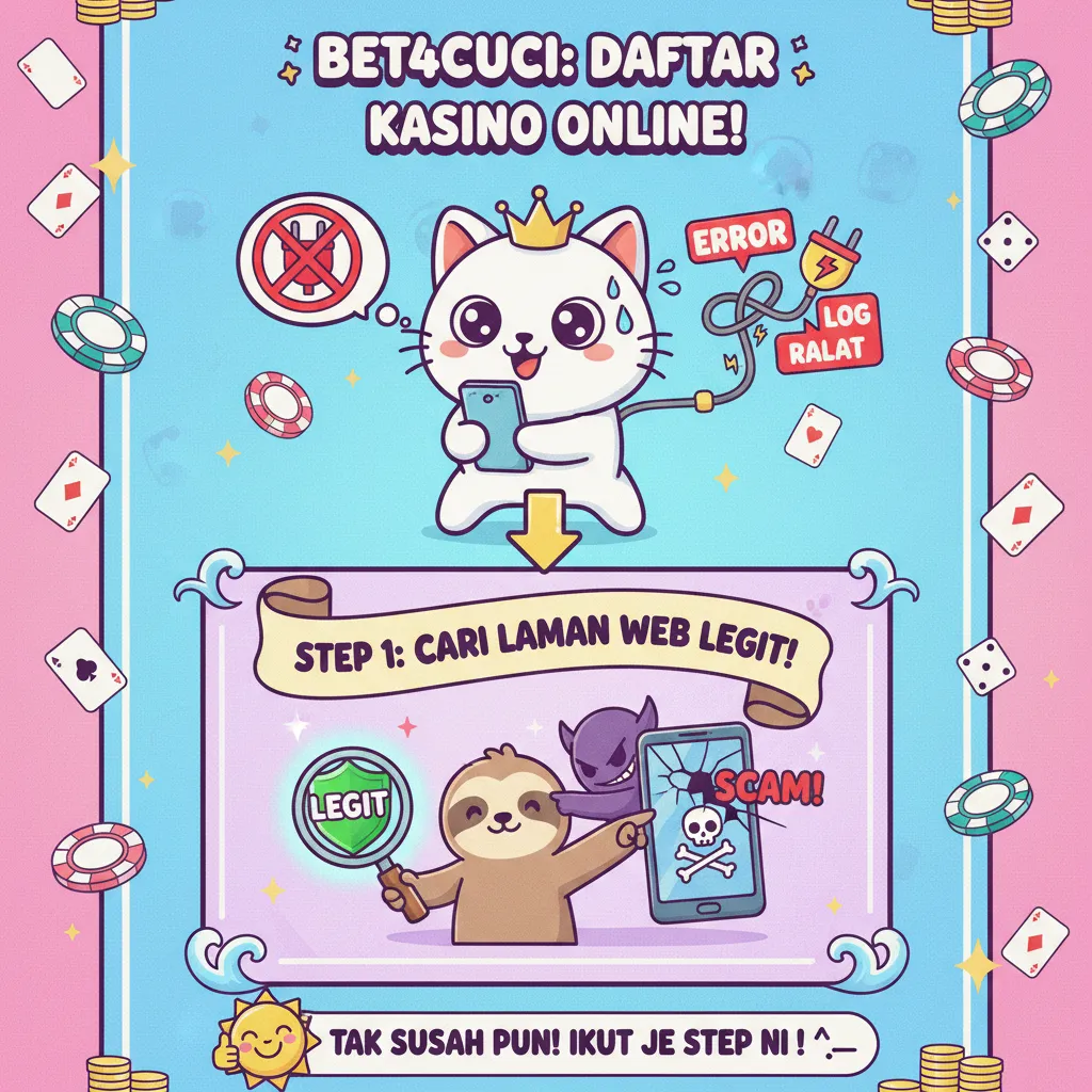 Panduan Daftar bet4cuci di Platform Kasino Dalam Talian