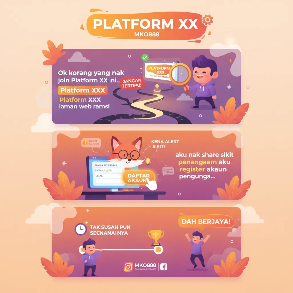 Panduan Pendaftaran Akaun mko888