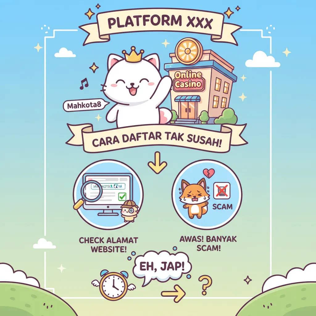 Cara Daftar Mahkota8 di Kasino Dalam Talian