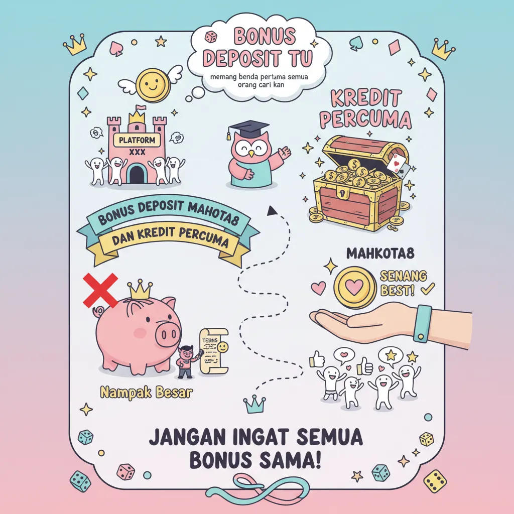 Bonus Deposit Mahkota8 dan Kredit Percuma